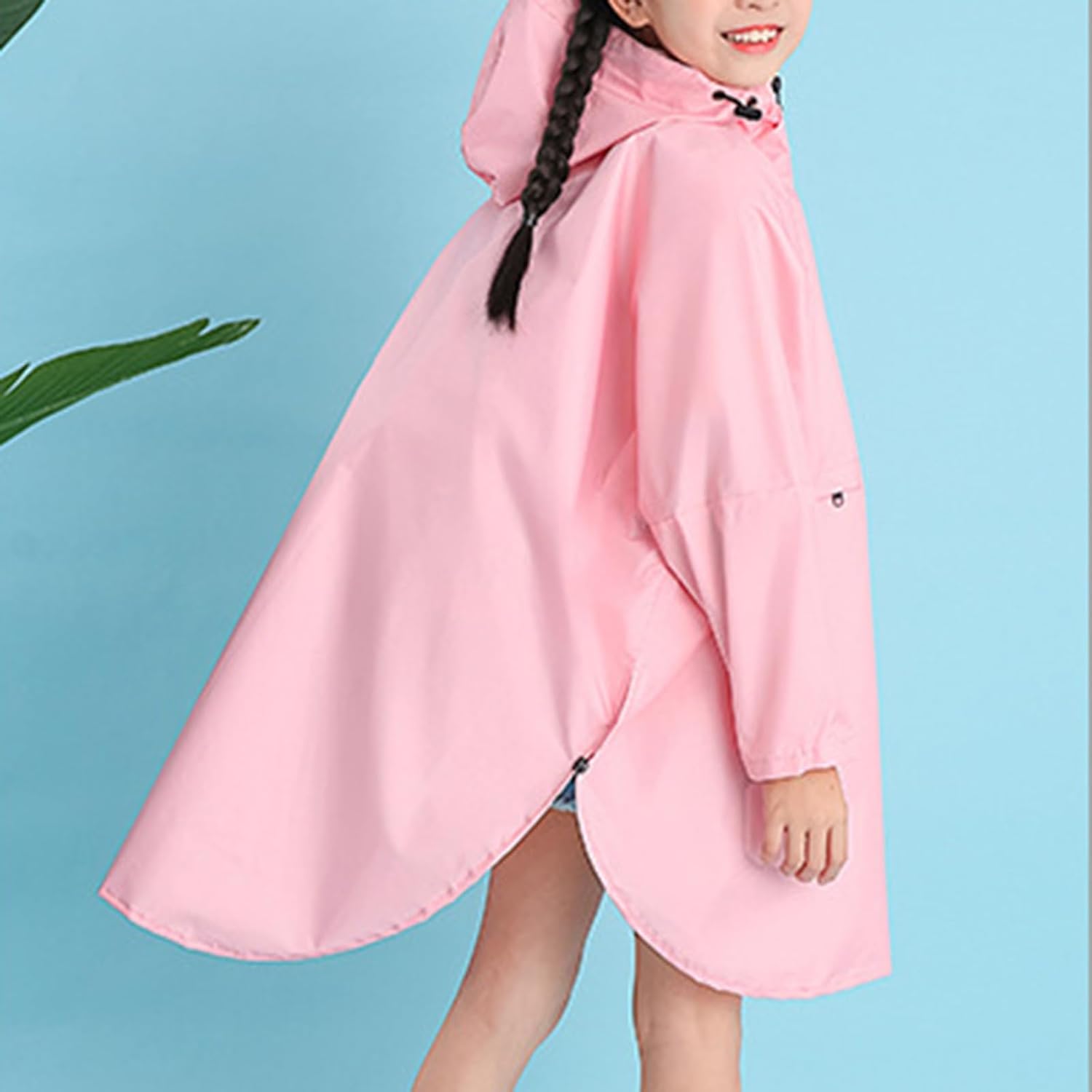 IWIHMIV Waterproof Rain Jacket for Kids - Easy to Use Durable