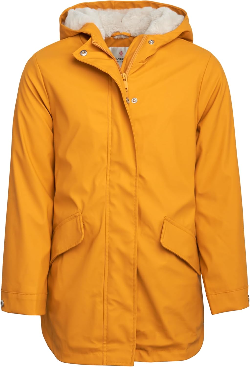 Stylish Girls Sherpa Waterproof Rain Jacket for Outdoor Adventures
