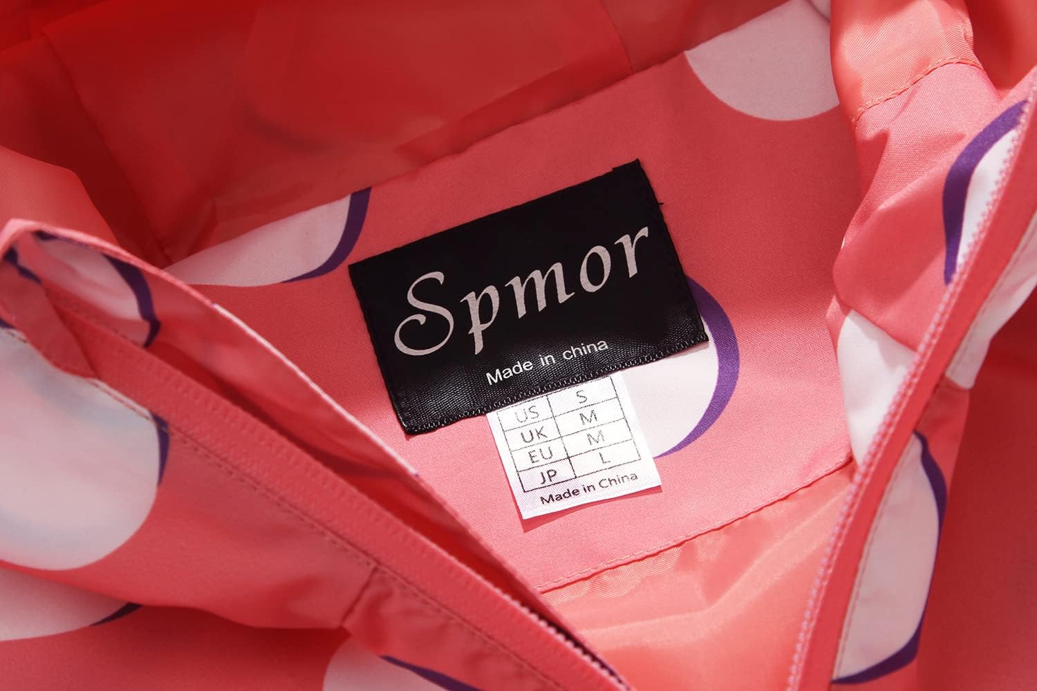 Spmor Boys Girls Rain Jackets - Waterproof Hoodie for Kids