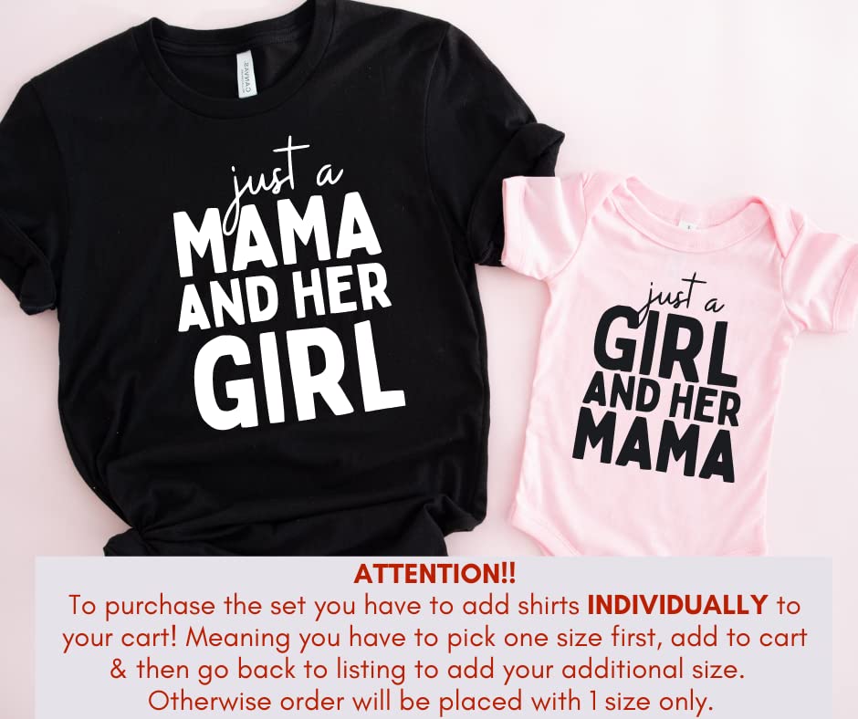 Matching Mama and Daughter Shirts Mom Daughter Outfits Unique Mommy Me Gifts