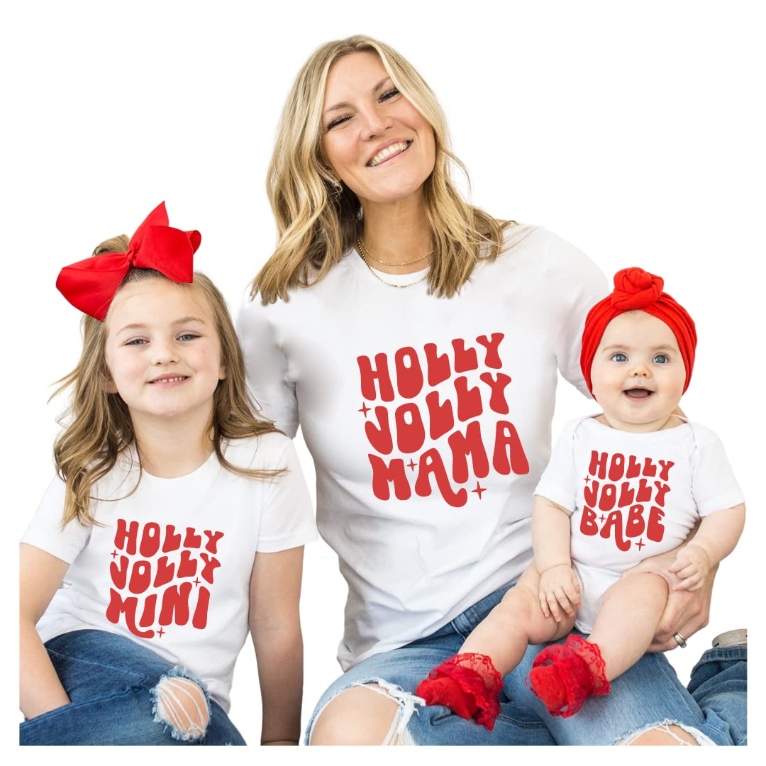 Handmade Christmas Mommy Daughter Outfits