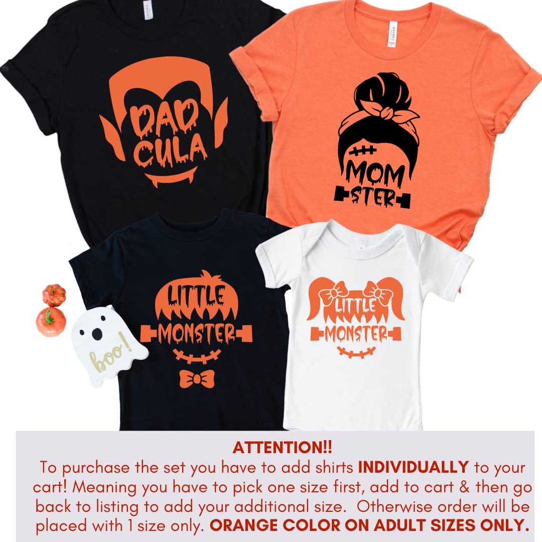 Momster Dadcula - Family Halloween Outfits for Trick or Treat More