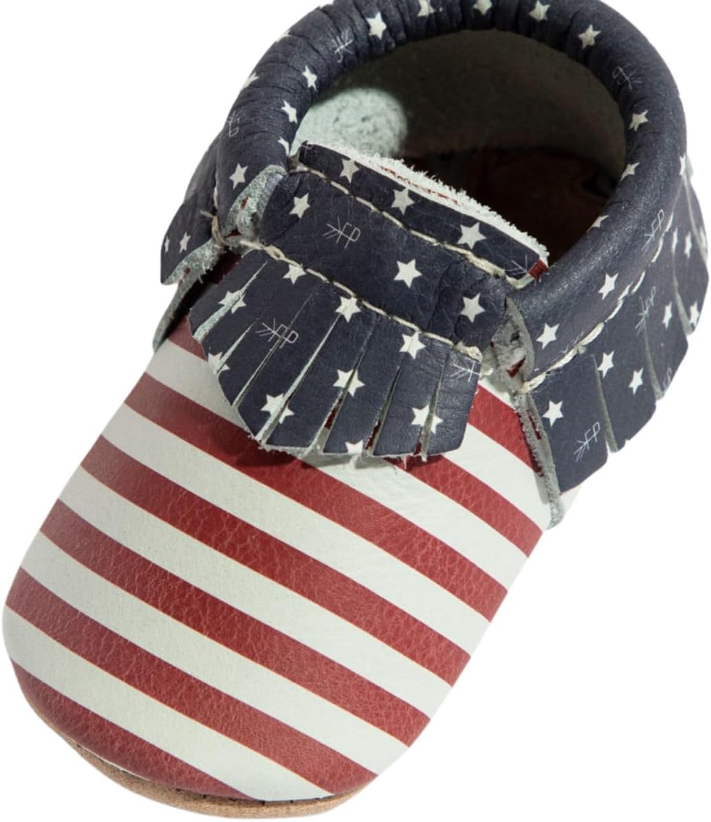 Freshly Picked Star Stripe Slippers for Kids