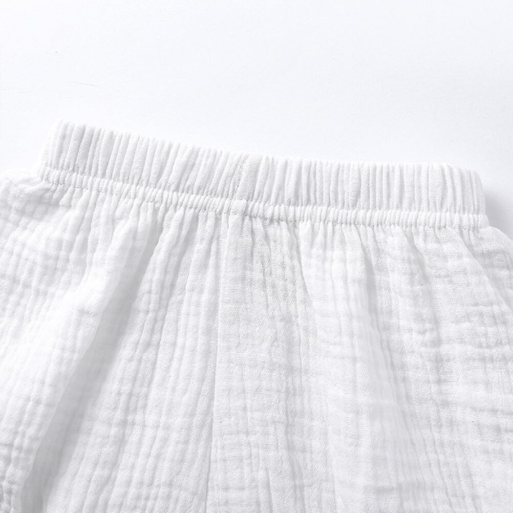 Super soft cotton linen unisex bloomers for babies