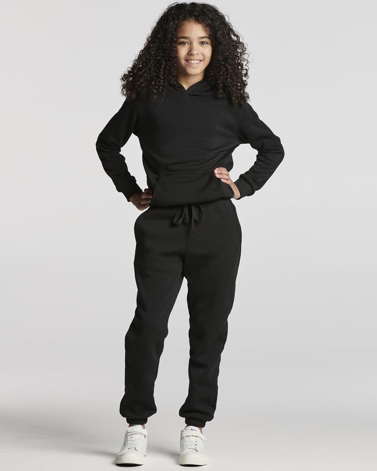 Real Essentials 3-Pack Girls sweatpants