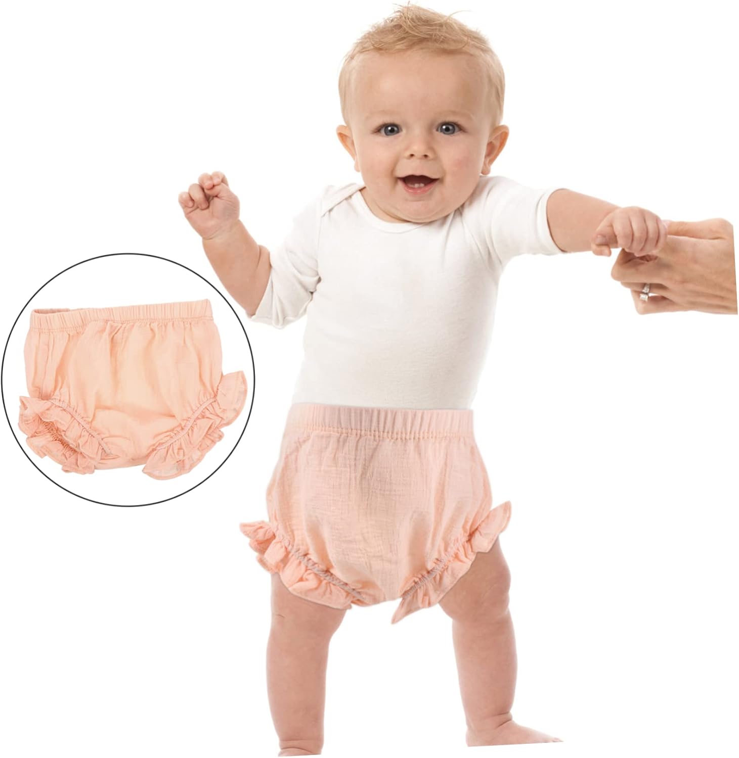 Cute Baby Pants Happy Newborn Surprise Cotton Linen Briefs