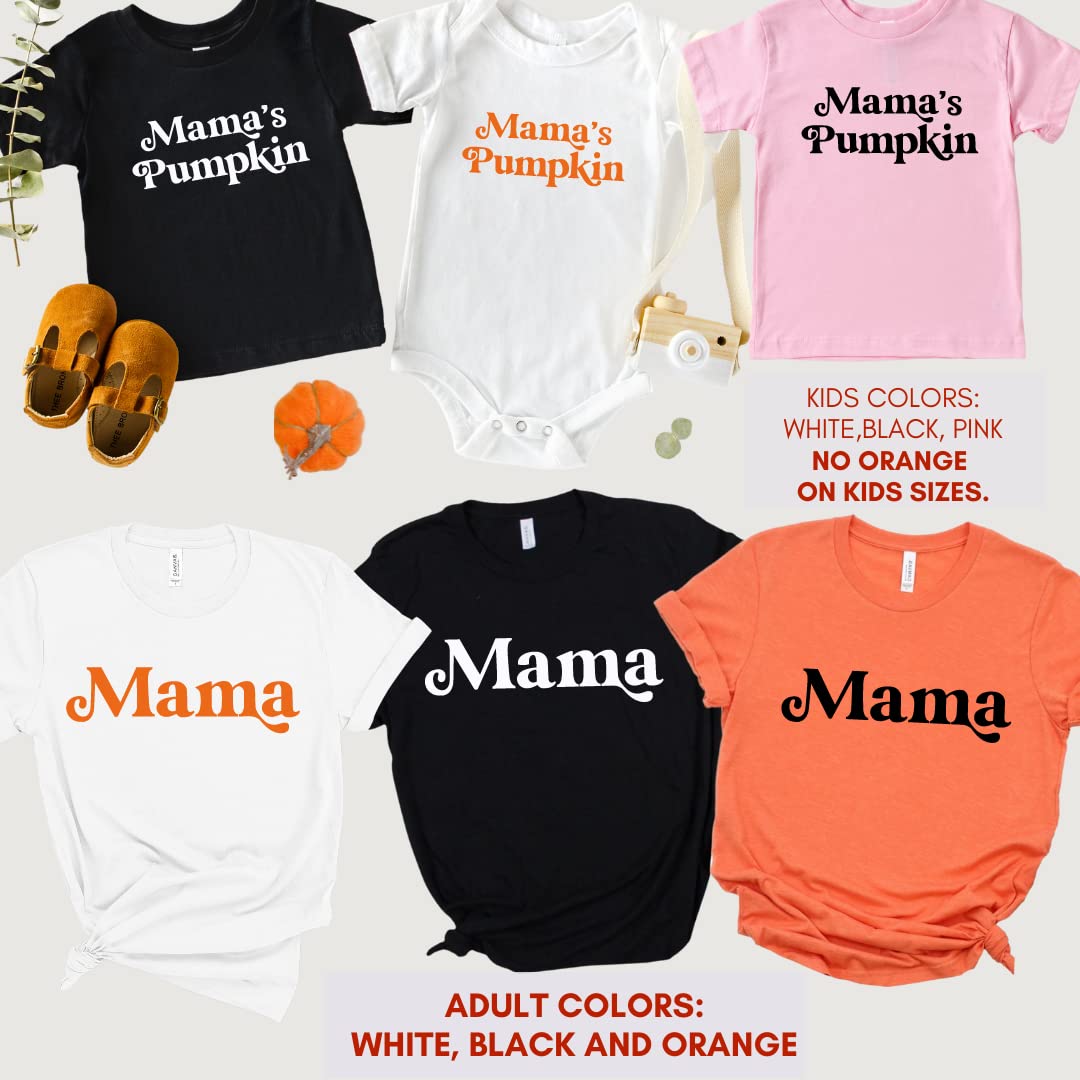 Handmade Thanksgiving Mommy-Momme Matching Outfits for Kids