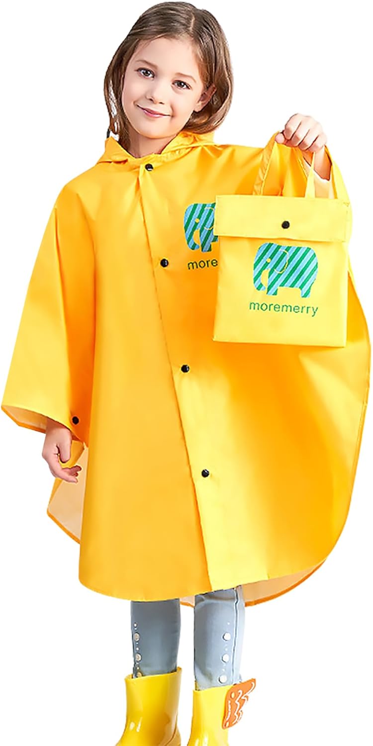 AIWUHE Kids Cartoon Rain Poncho - Waterproof and Stylish Rain for Kids
