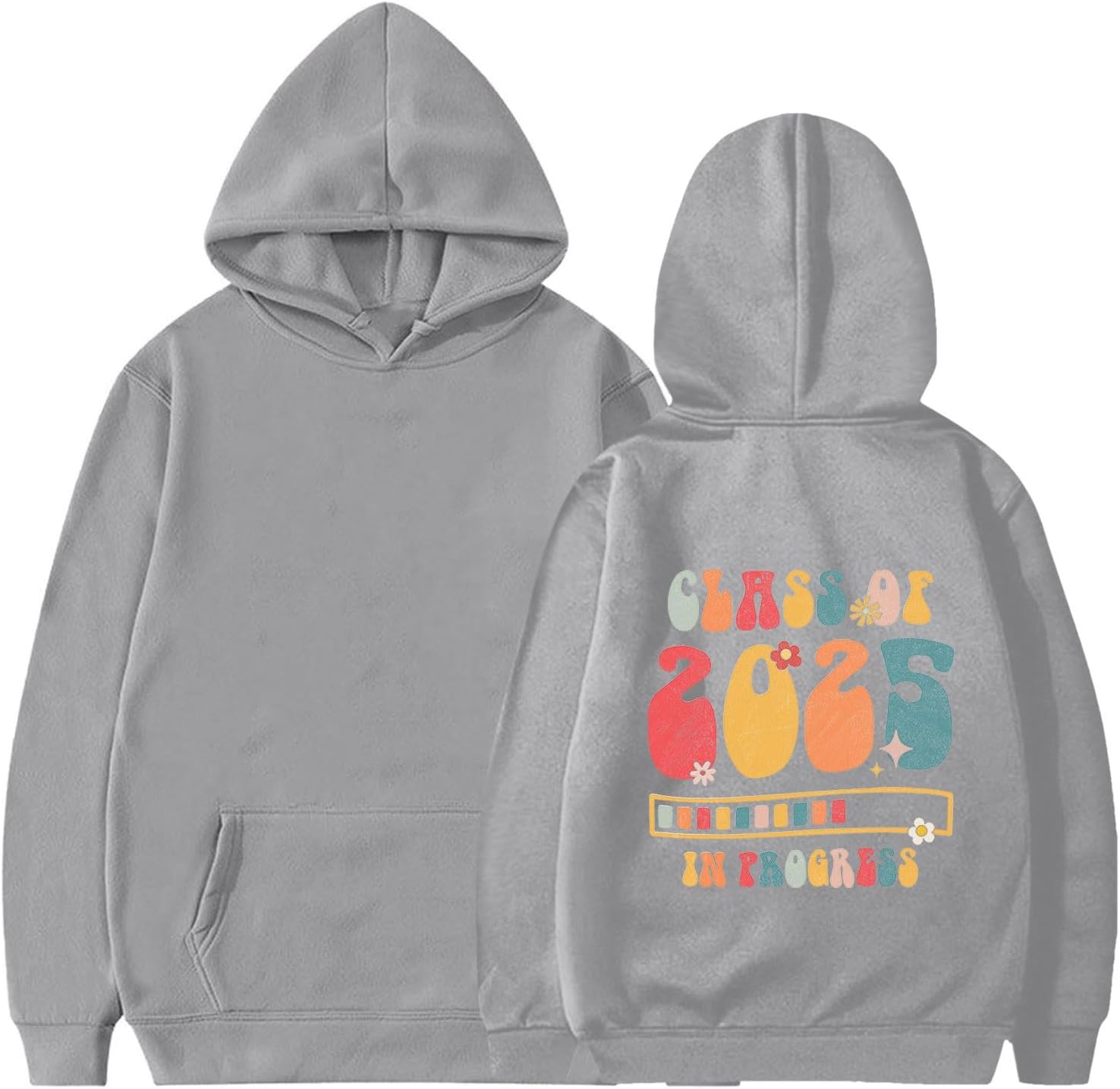 Premium Preppy Graphic Print Long Sleeve Hoodie for Boys