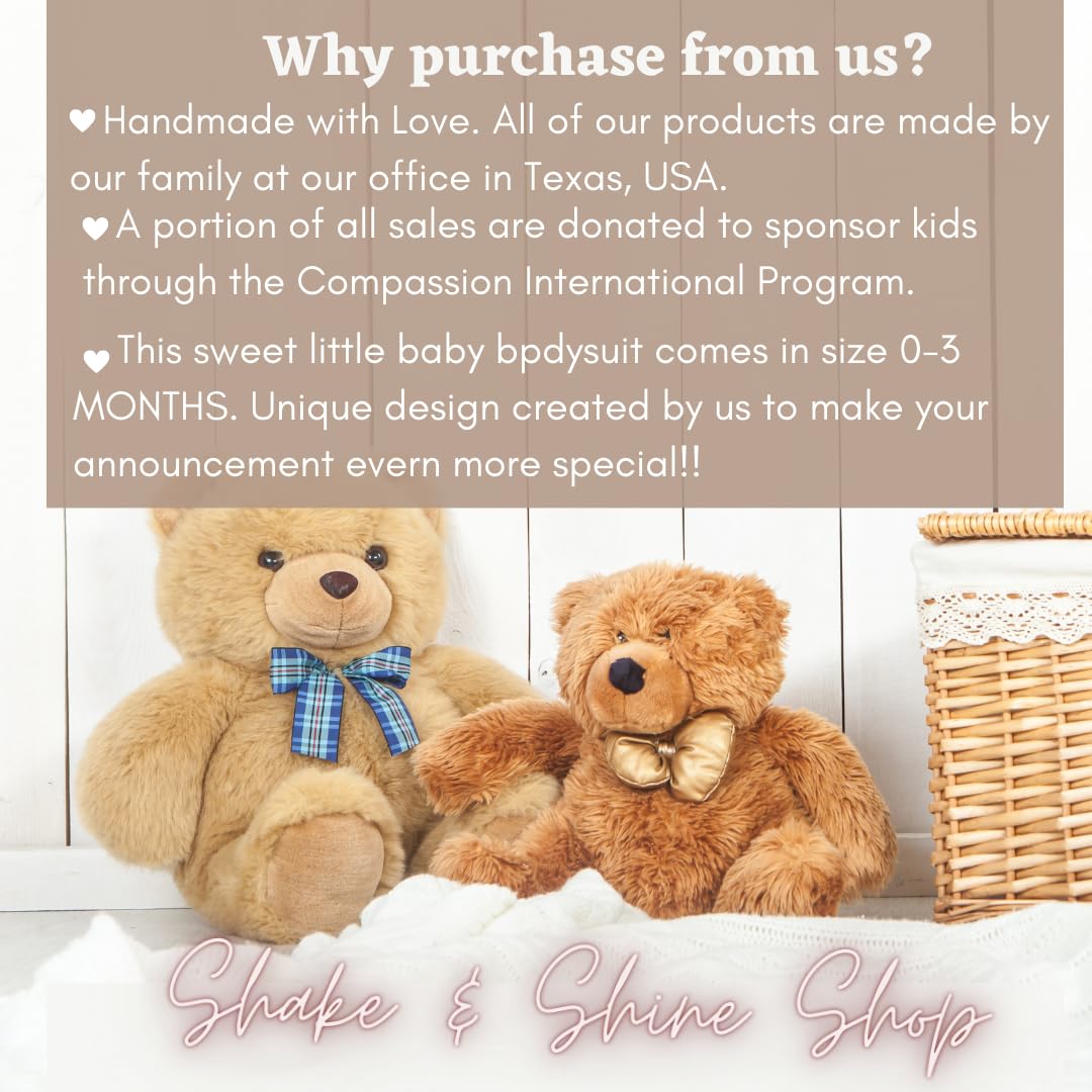 Surprise Baby Announcement Onesie for Aunts Uncles