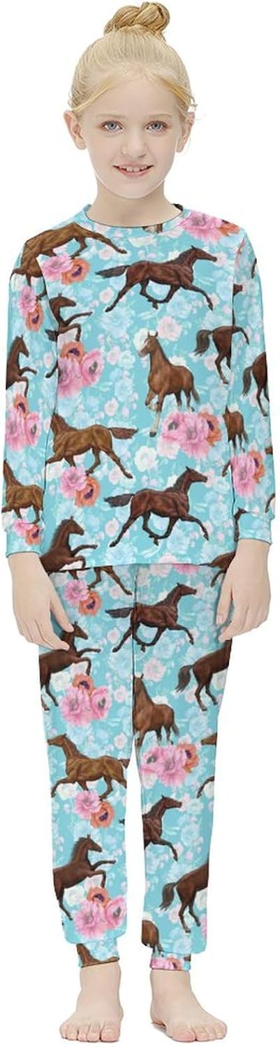 Cozy Pajama Set with MEIKKO Design - Thermal Top and Bottom