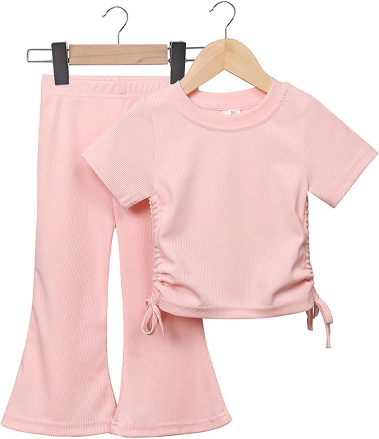 Adorable Toddler Set Girls and Boys Outfit Drawstring Design