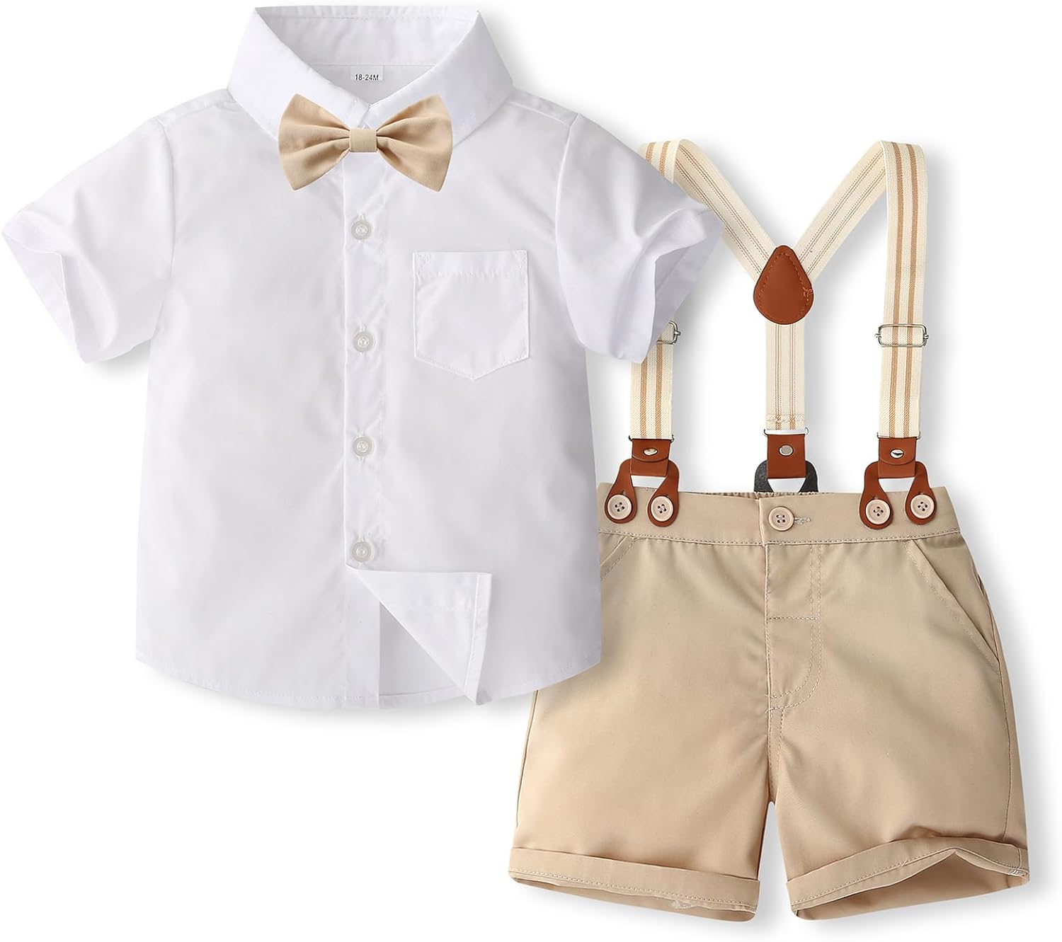 BULINGNA Toddler Gentleman Outfits Dress Set