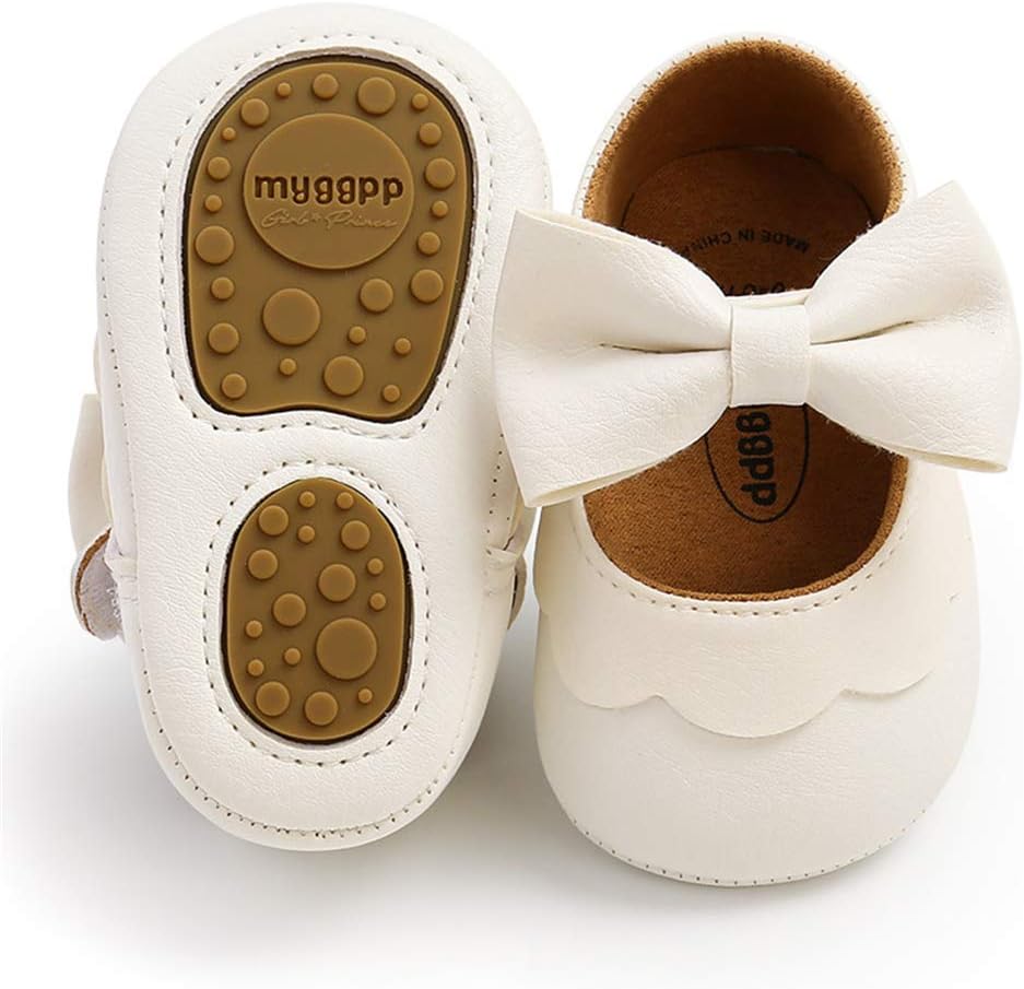 LAFEGEN Baby Girls Mary Jane Flats Soft Sole