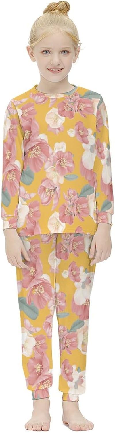 Soft Thermal Underwear for Girls Base Layer Set with Elastic Jong