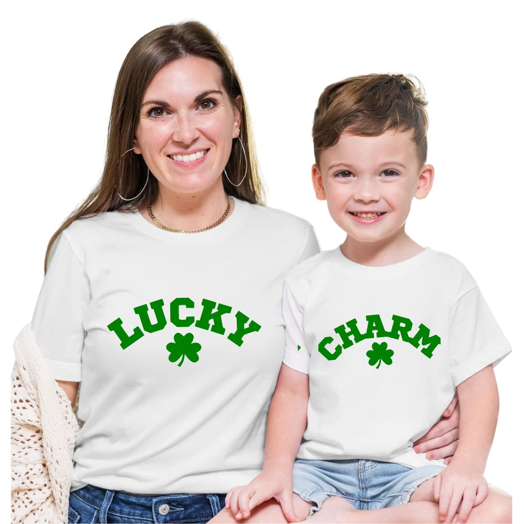St Patricks Day Mommy Me Luck Charm Shirt