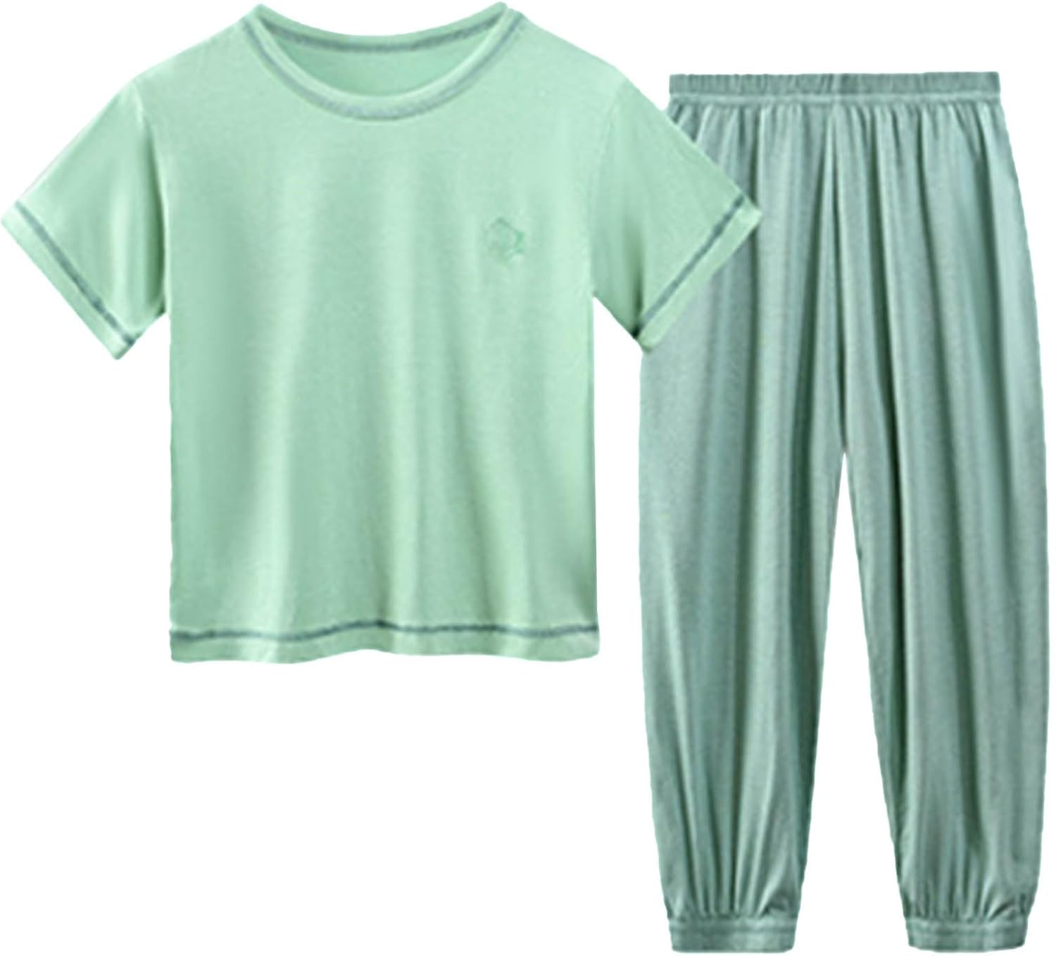 Comfortable Summer Casual Set for Kids - Soft Breathable Tops Pants