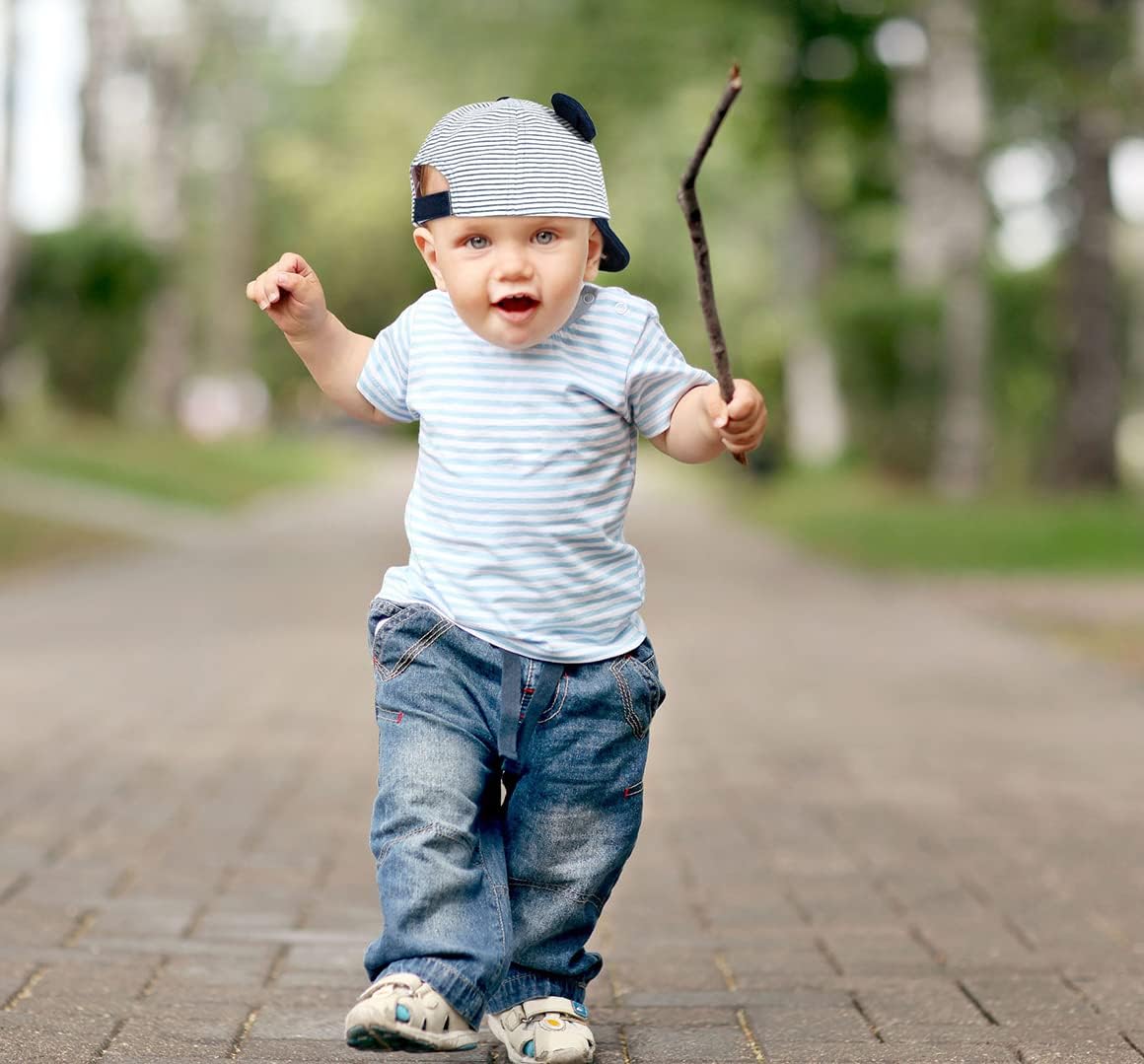 Adjustable Sun Hat for Baby Soft Stretchy