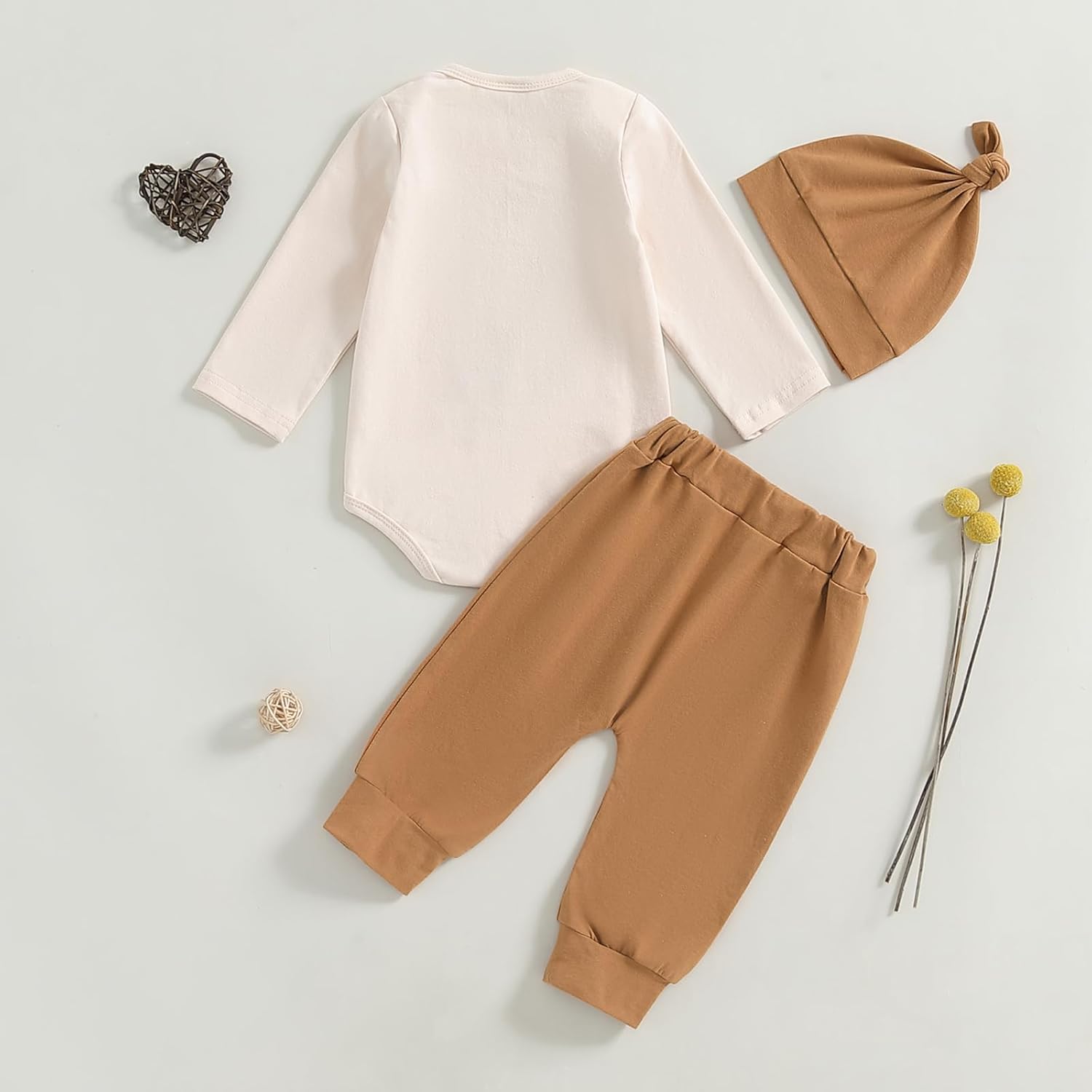Adorable Newborn Romper Pants Set for Baby Boys Girls