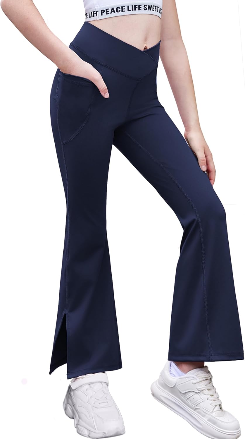 Zaclotre Girls Flare Leggings