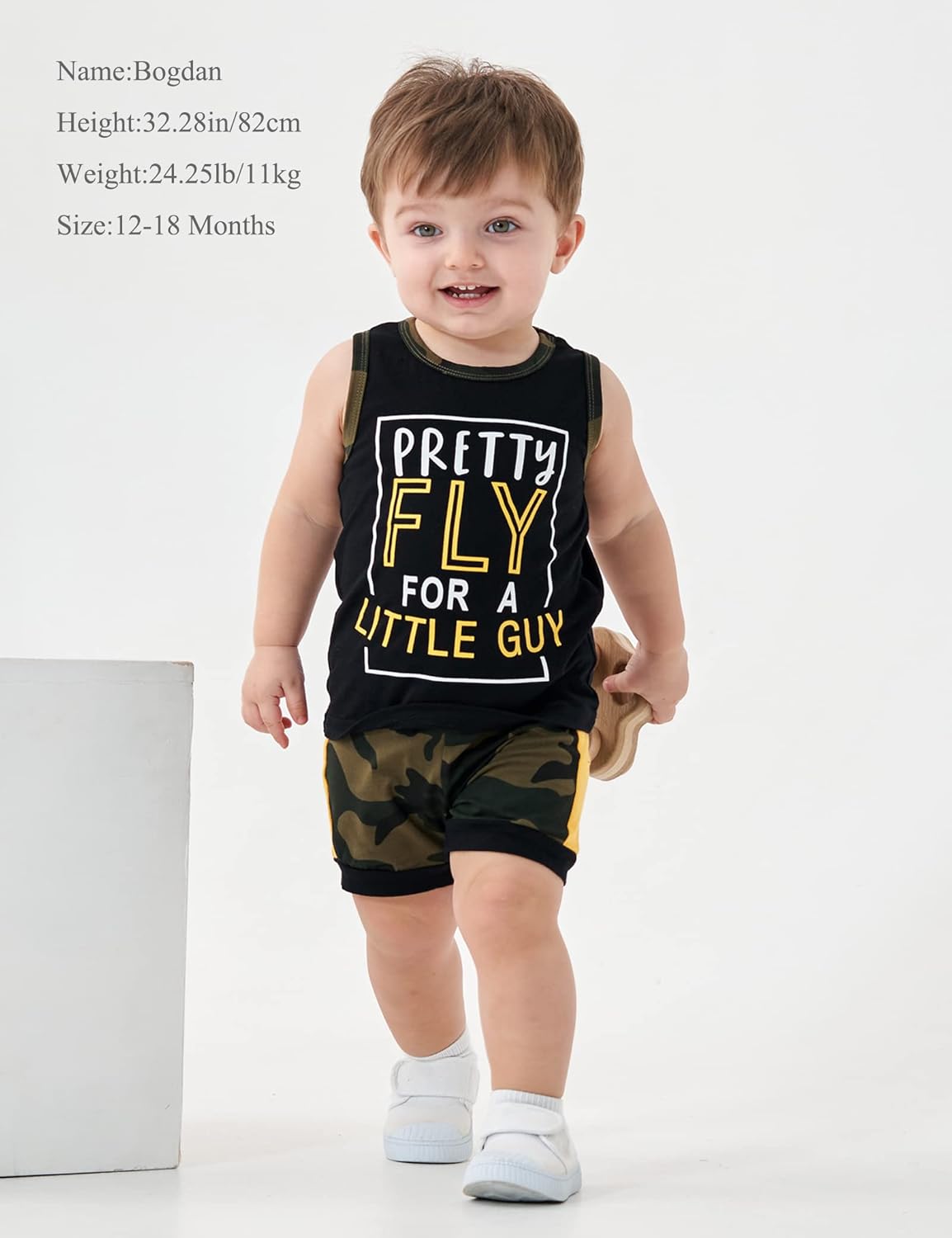 Adorable Fun Stripe Short Set for Toddlers Boys