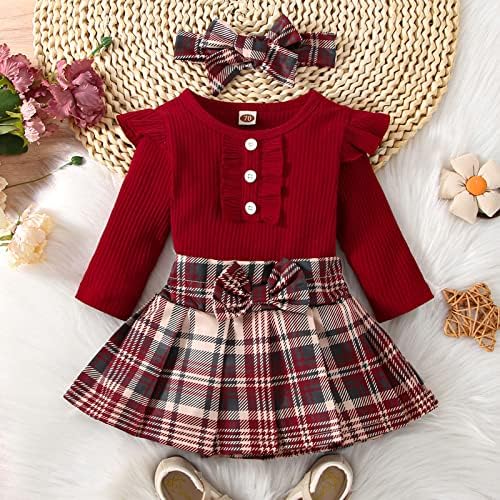 Adorable Plaid Romper for Infants