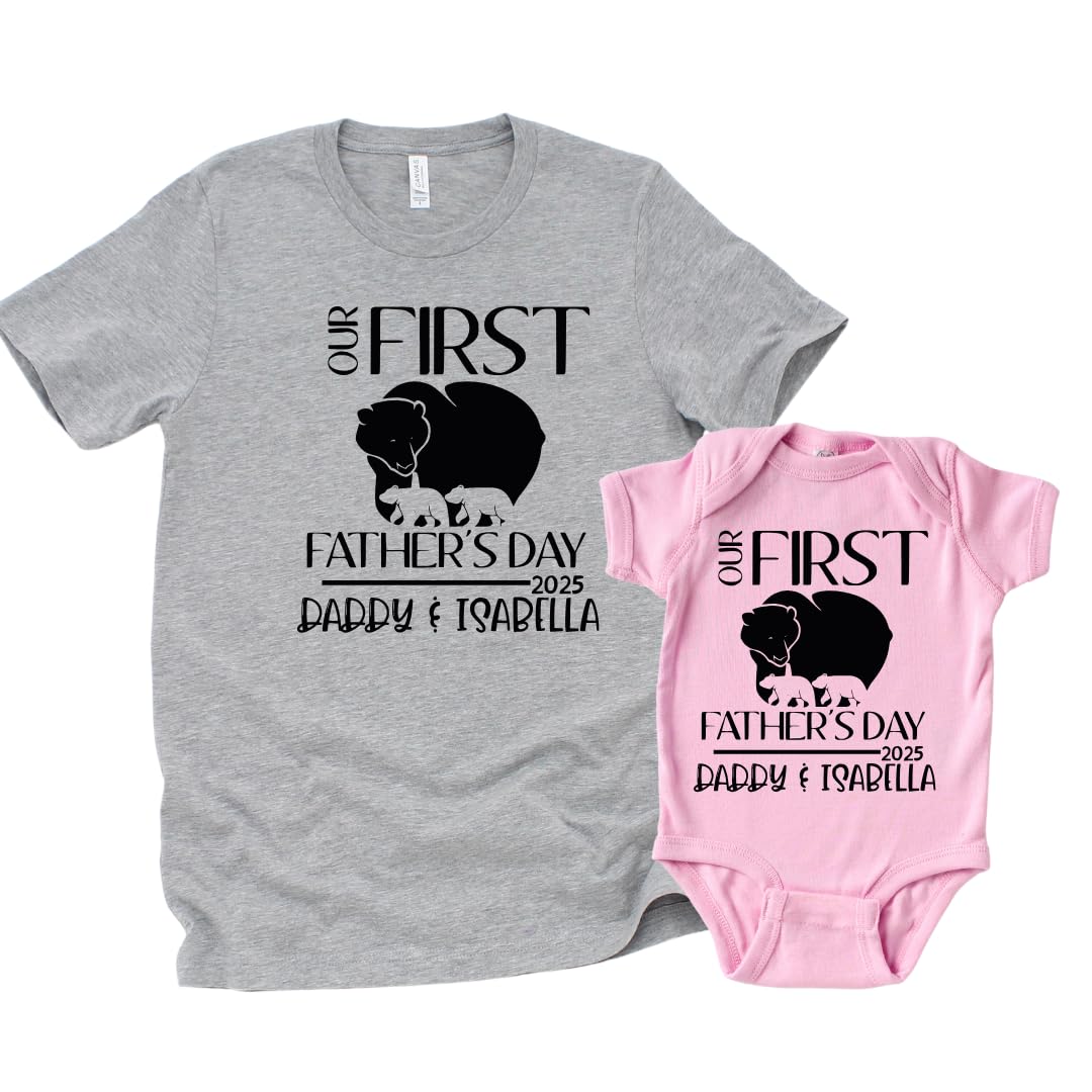 First Fathers Day Shirts for Dad Child