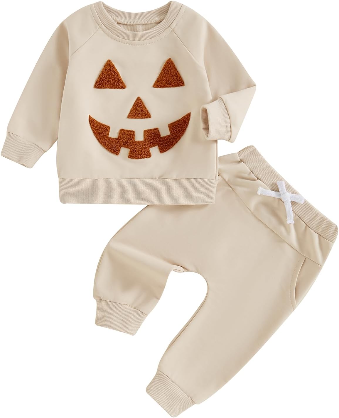 Halloween Pumpkins for Boys Trick or Treat Onesie Set
