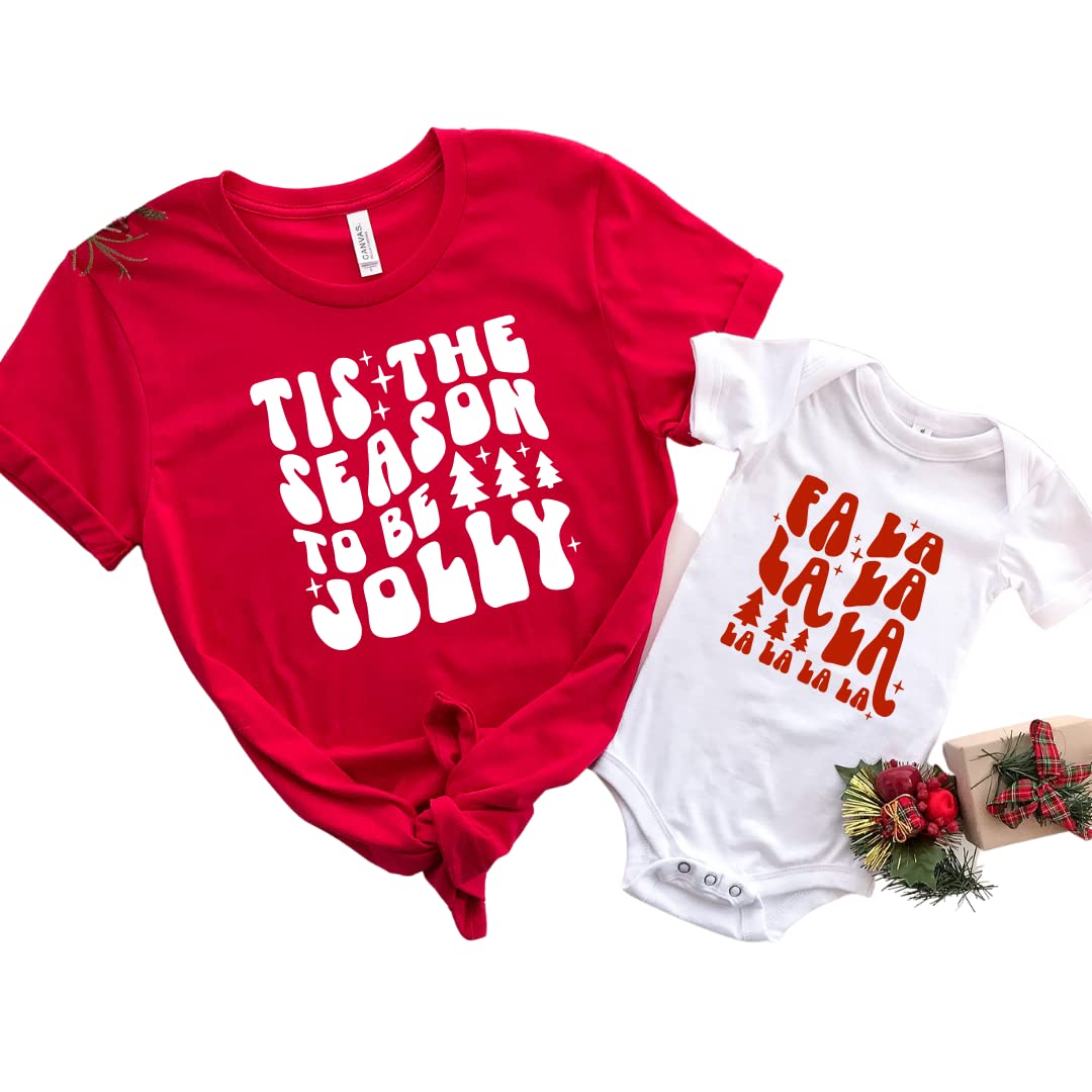 Handmade Christmas Matching Mom and Child Outfits 2022 Holiday Perfect