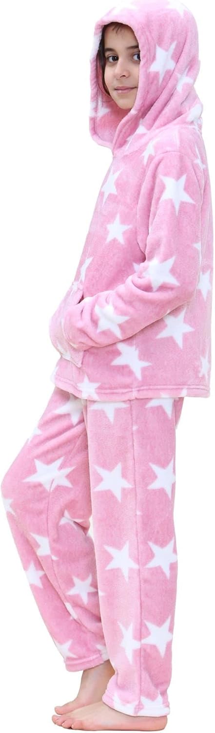 A2Z 4 Kids Girls Stars Print Pajama Set Soft Cozy and Stylishsets