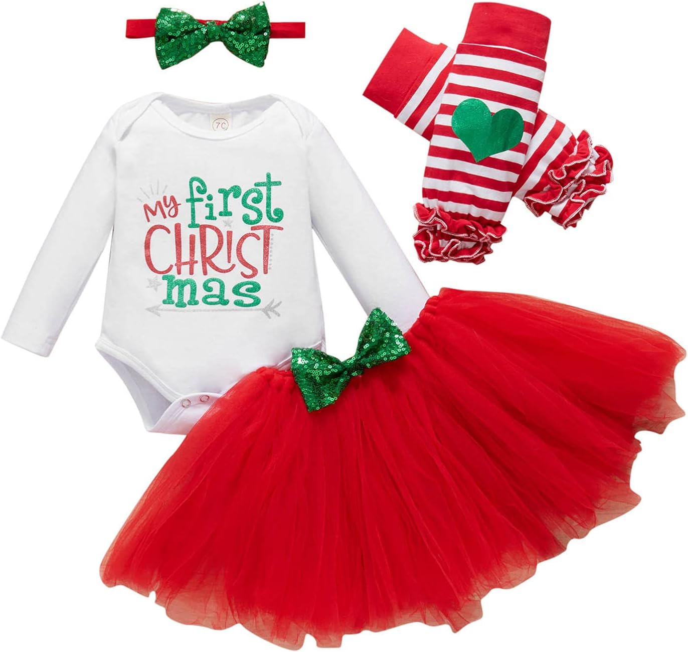 Chic Christmas Outfit for Baby Girls