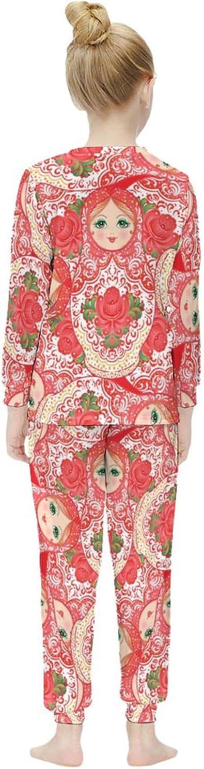Meiko Girls Thermal Underwear Set Long Johns Lined