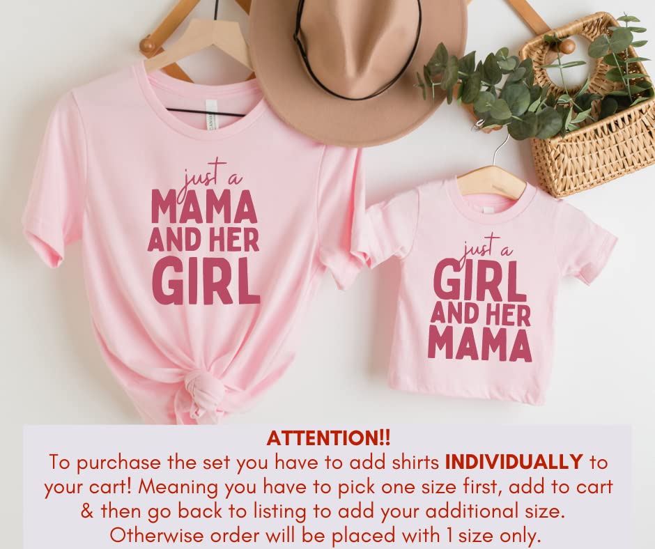 Matching Mama and Daughter Shirts Mom Daughter Outfits Unique Mommy Me Gifts