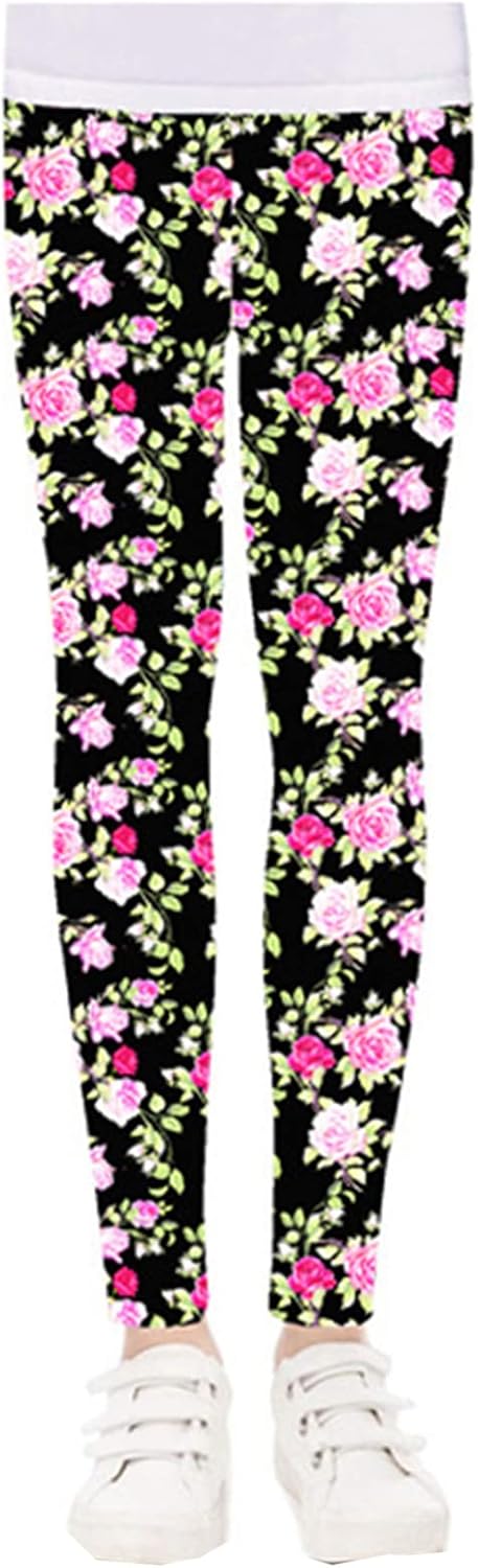 Kids Pull-On Artwork Leggings Fun for Girls