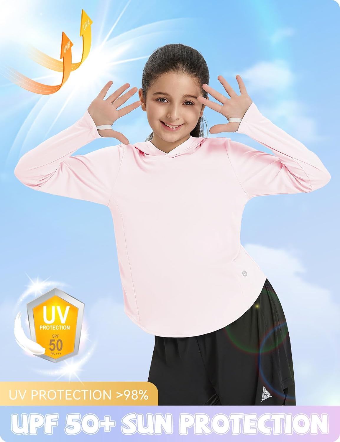 Baleaf Girls UPF 50 Sun Shirt