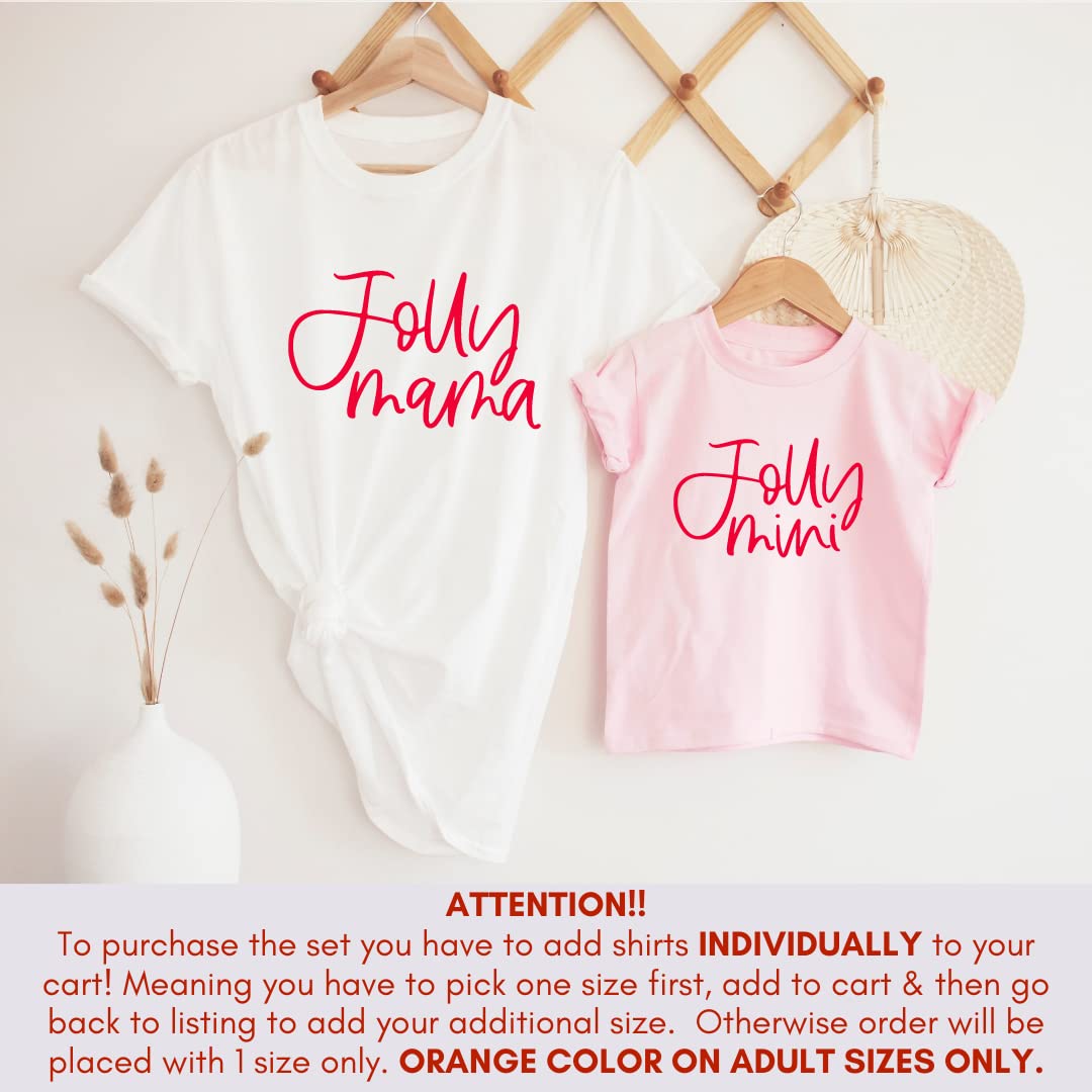 Jolly Mama Jolly Mini Christmas Mommy and Me Shirts