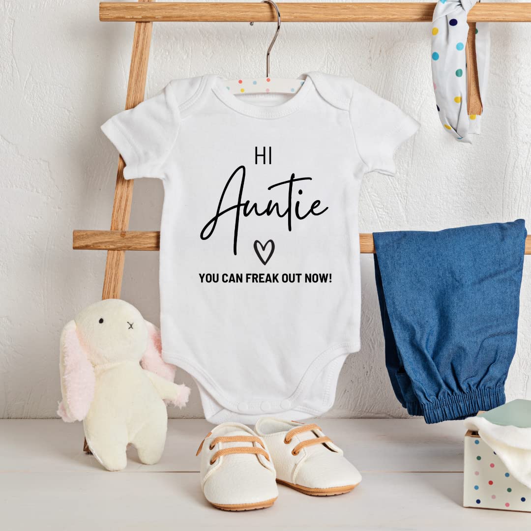 Hi Auntie Baby Announcement Onesie