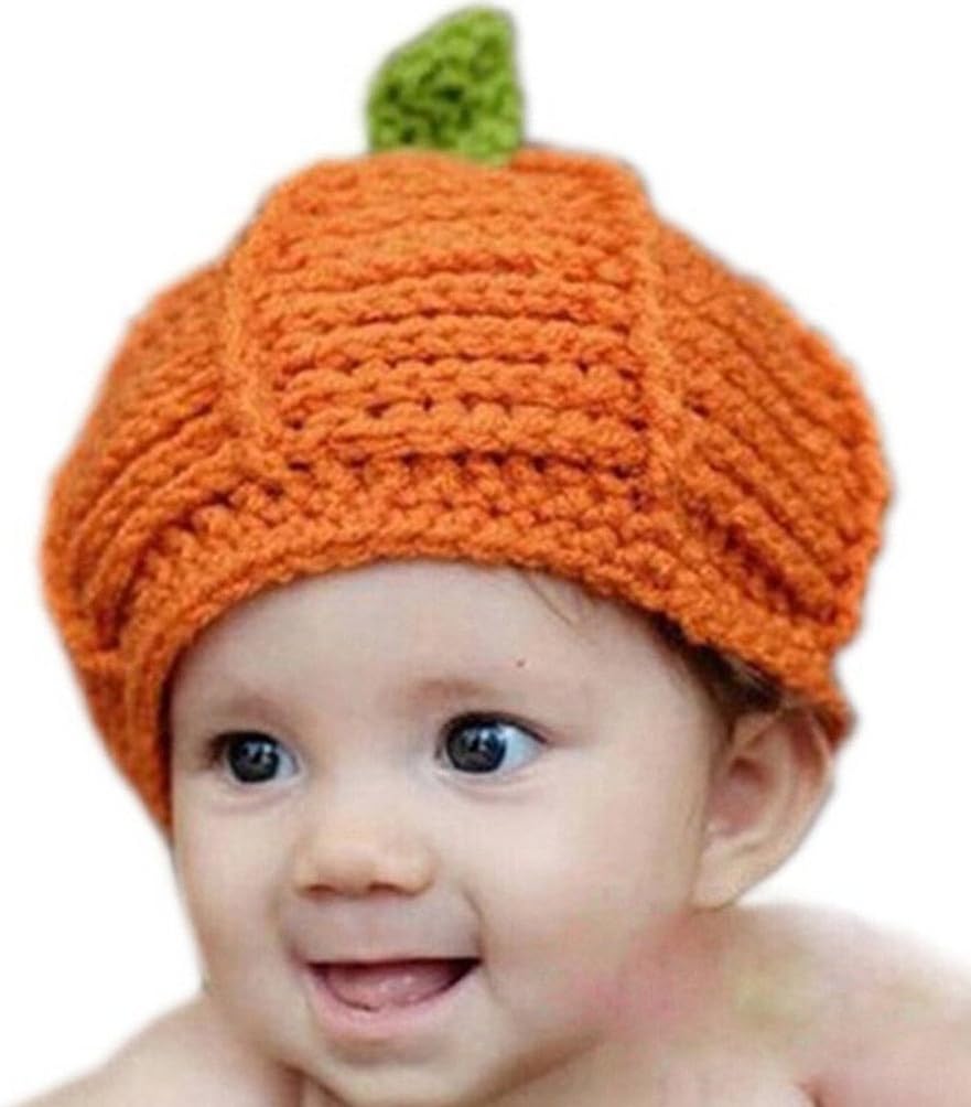 Handmade Halloween Baby Beanie for Newborns