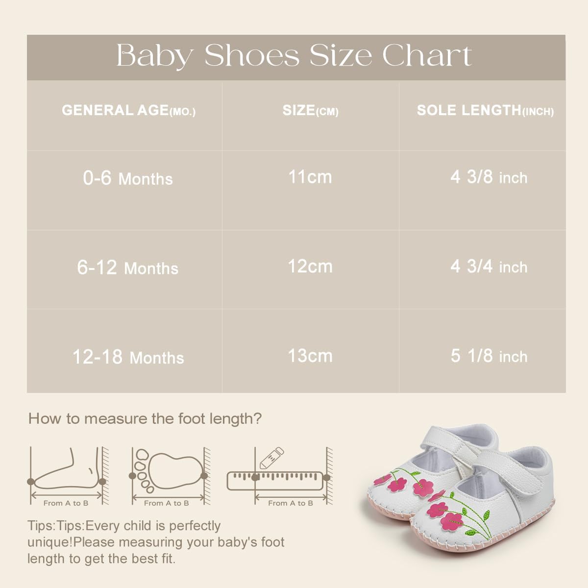 Meckior Soft Lightweight Baby Shoes for TODDLERS