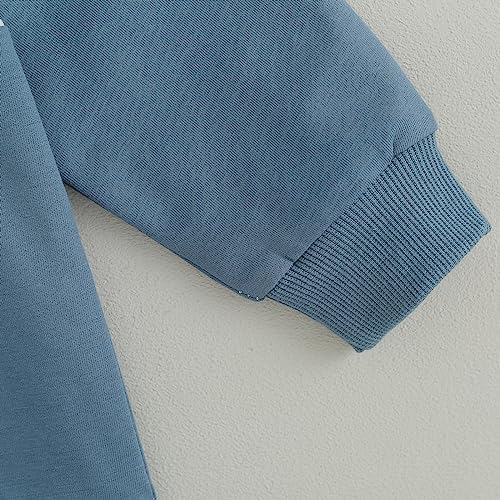 Tiacham Baby Boy Clothes Comfy Cute Hoodie Pants Set