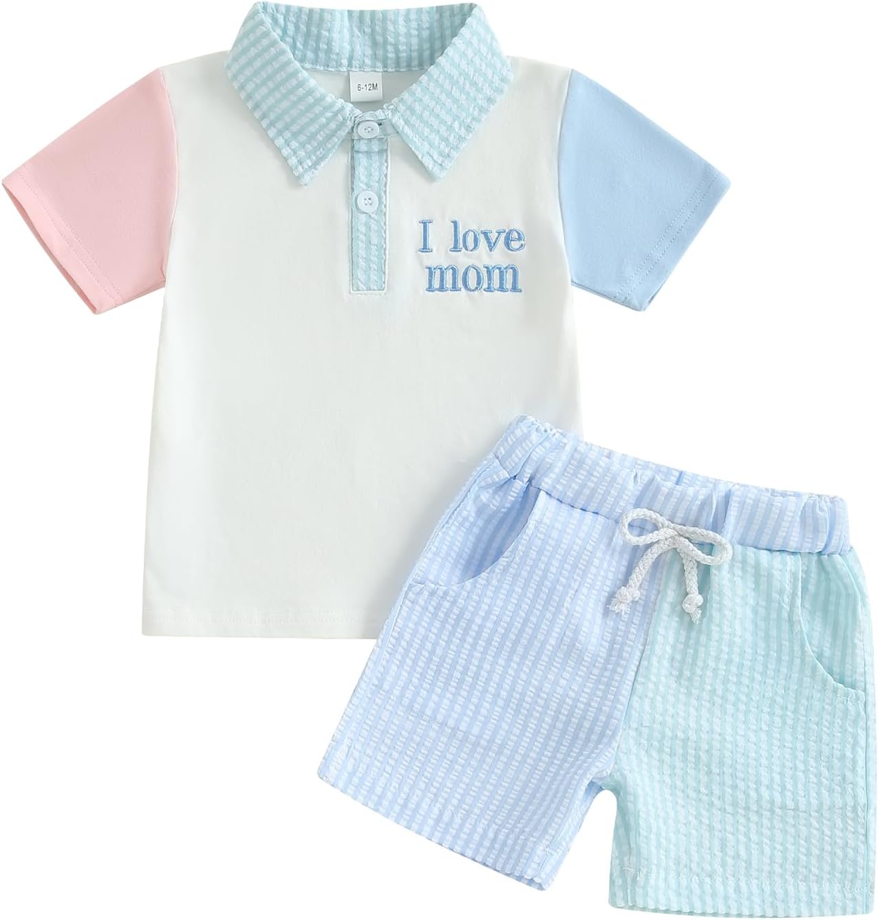 Short Sleeve Casual Set for Toddler Boys