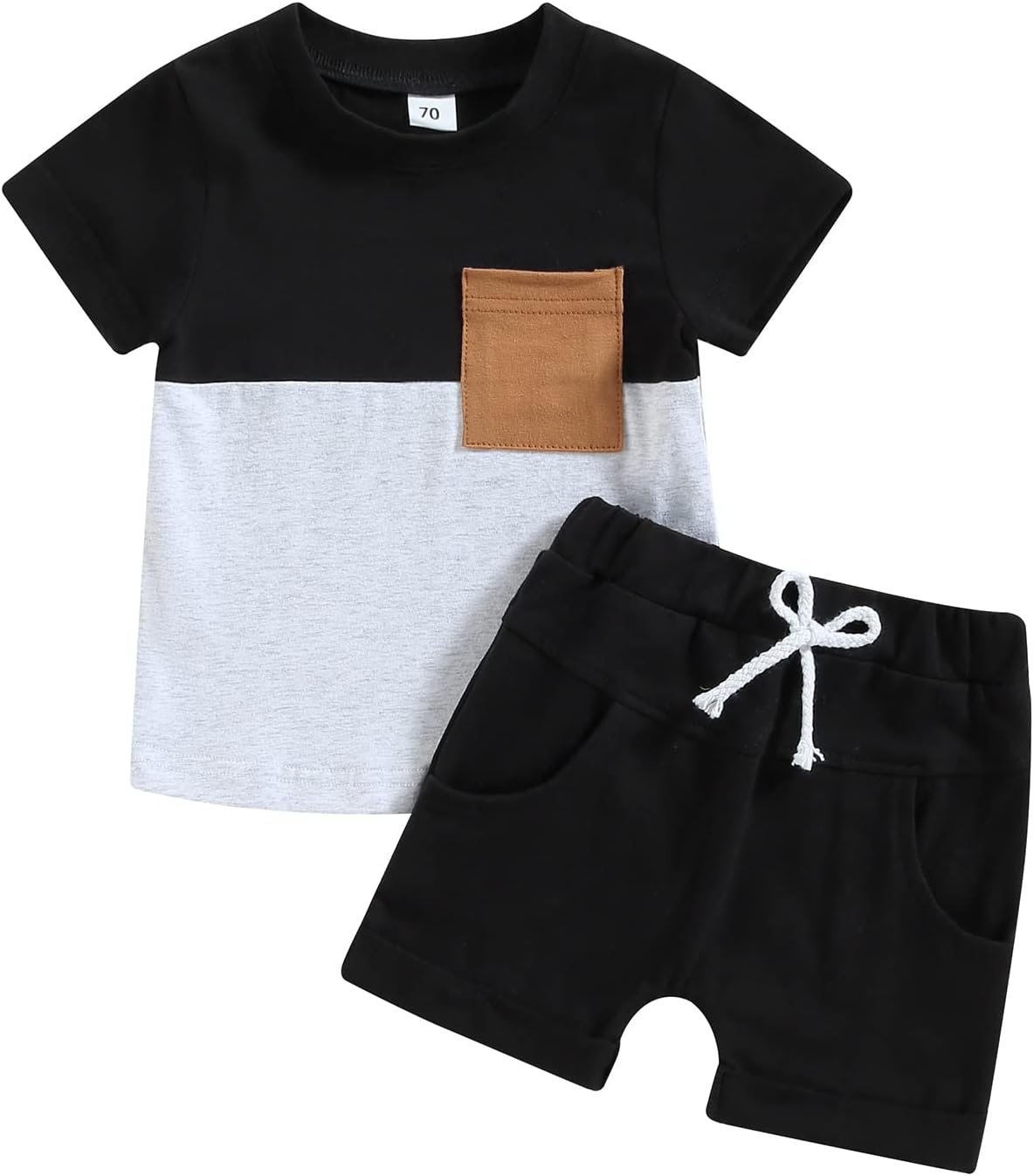 Rtnnsbbfcm Newborn Summer Clothes 2Pcs Casual Outfit