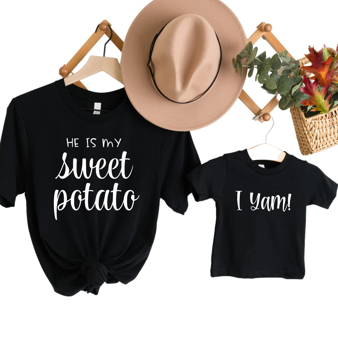 Hes My Sweet Potato Shirt Mom Me Thanksgiving Set