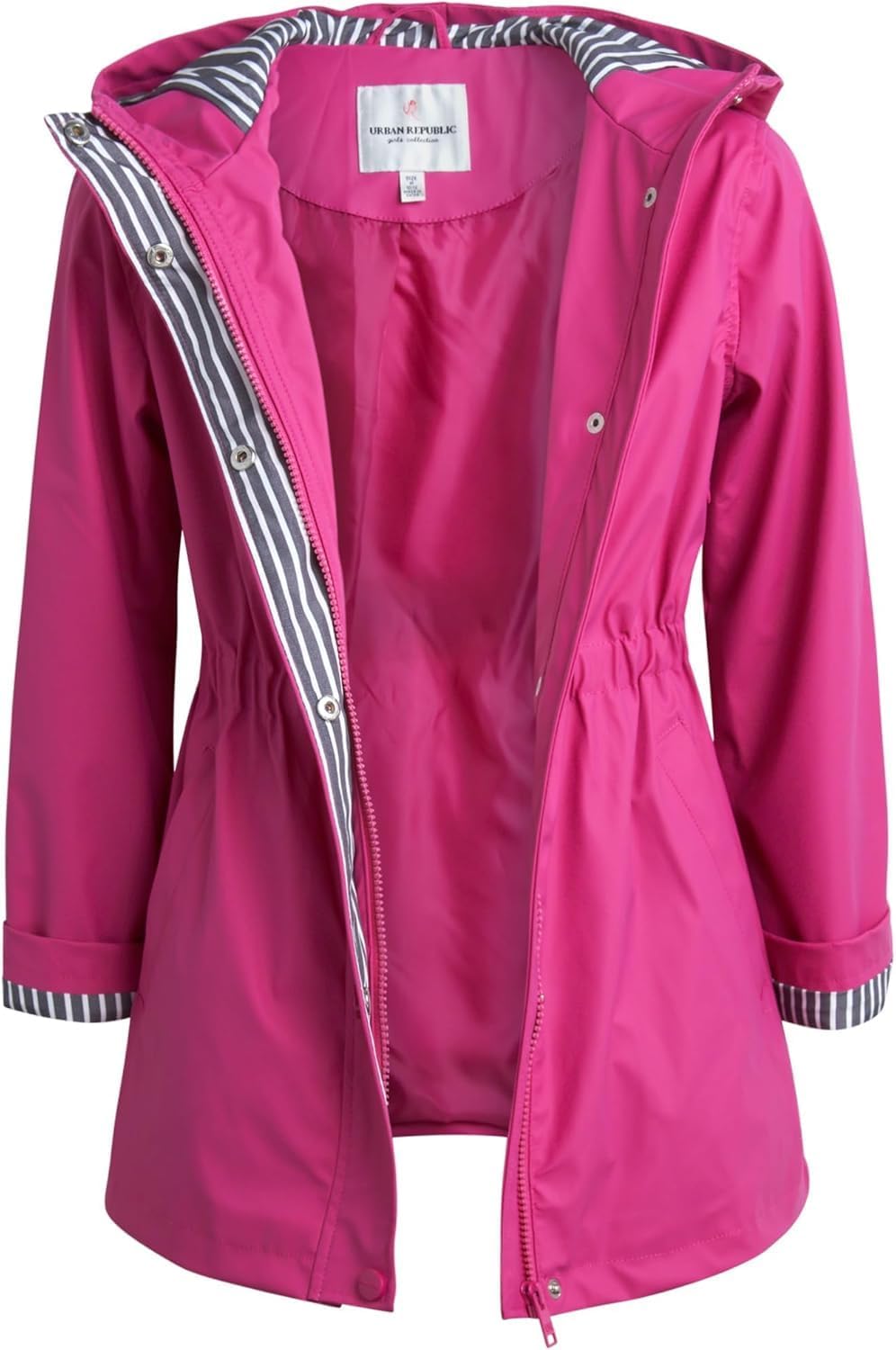 Stay Dry Windproof - Lightweight Water-Resistant Rain Jacket for Girls