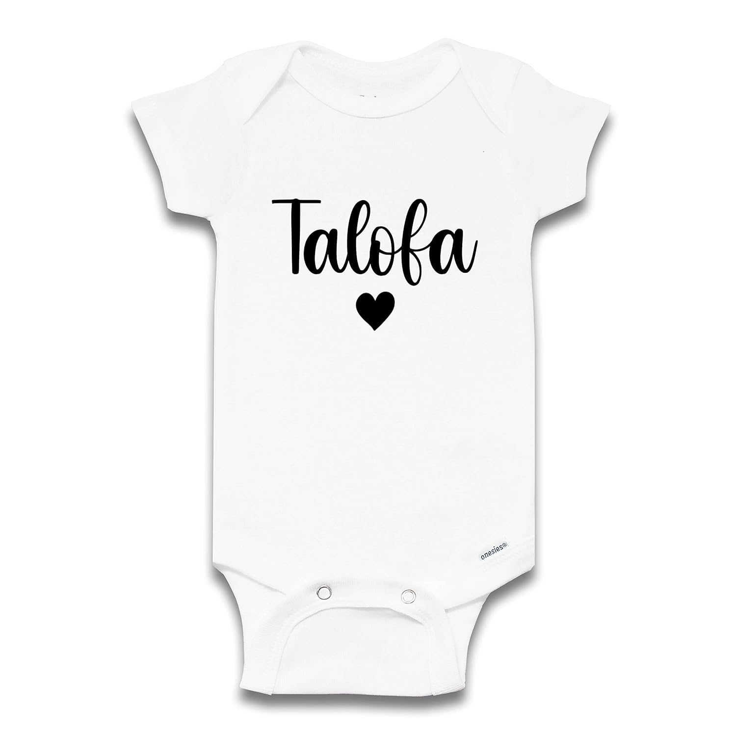 Handmade Samoan Baby Bodysuit Talifa Greeting Outfit