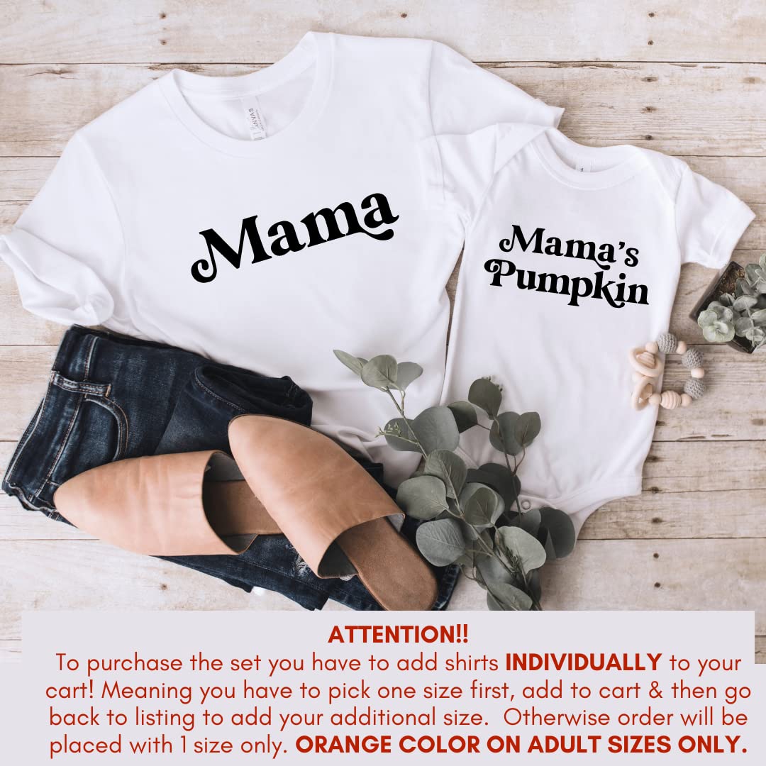 Handmade Thanksgiving Mommy-Momme Matching Outfits for Kids