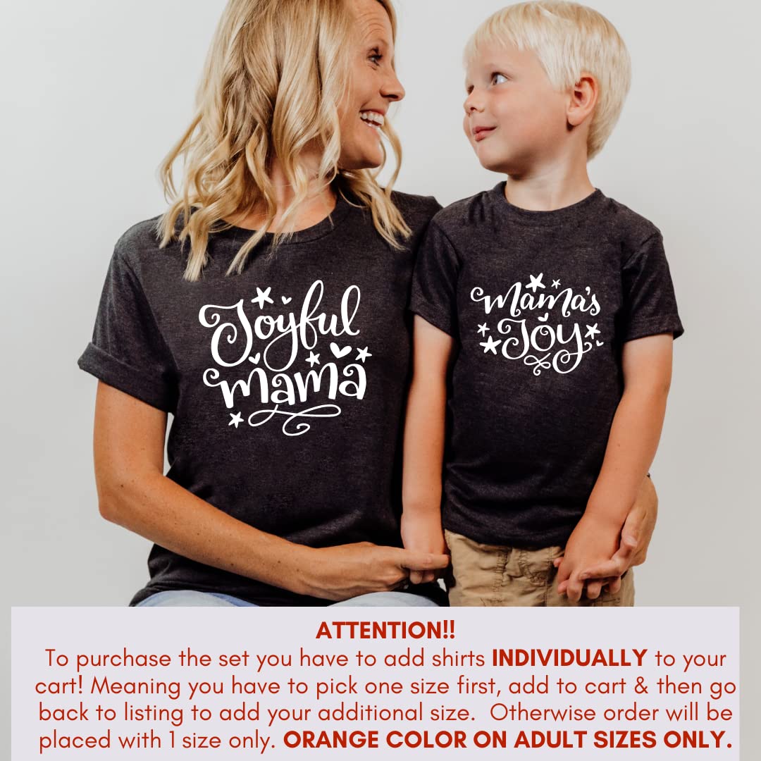 Matching Christmas Shirts for Mama and Baby