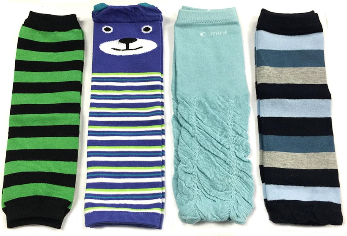 Allydrew 4-Pack Baby Toddler Leg Warmer Sets