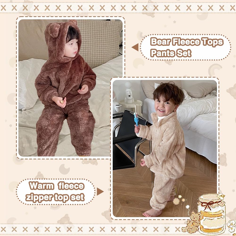 UVIPC Toddler Winter Fluffy Set