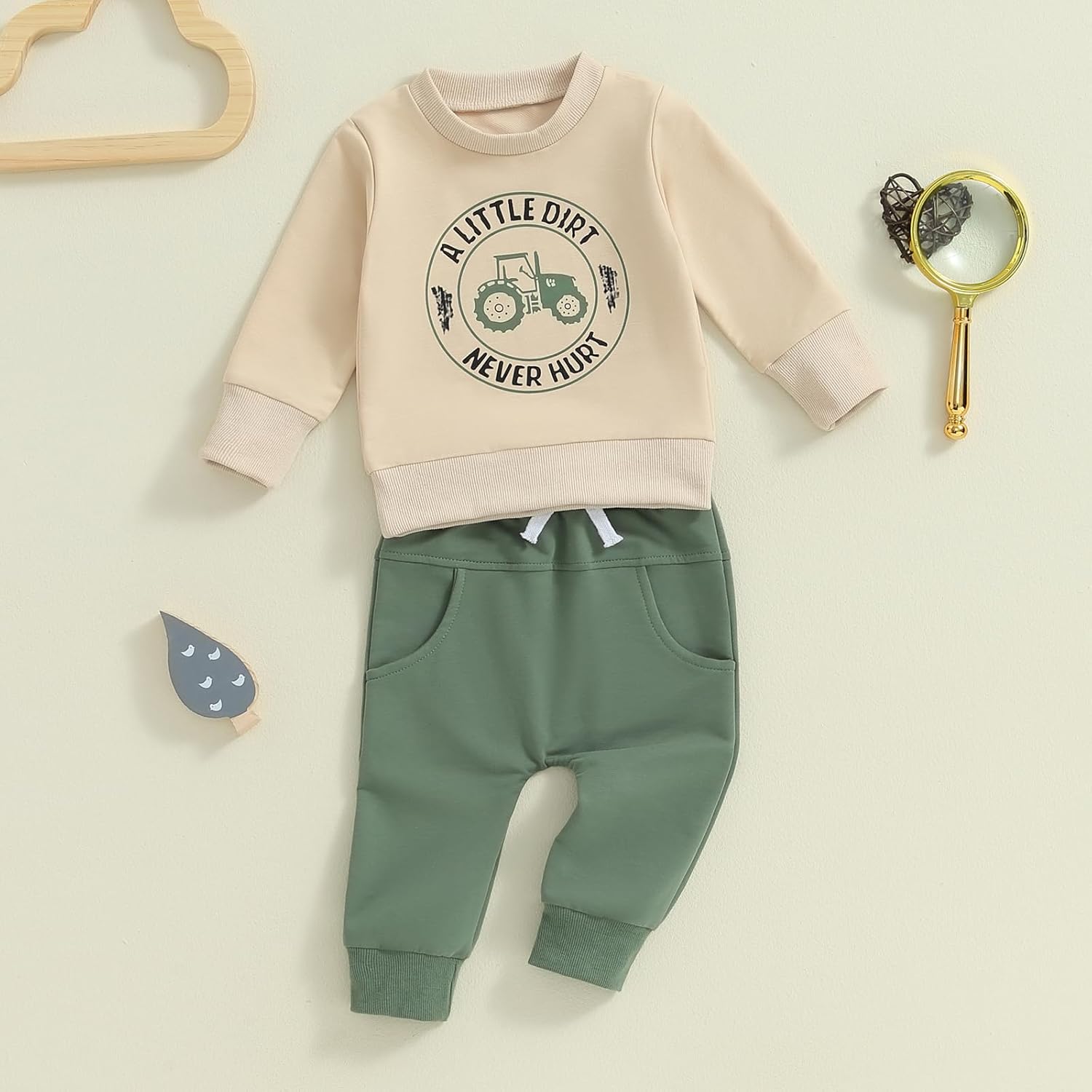 TheFound Toddler WinterBaby Essentials - Pullover Pants Set